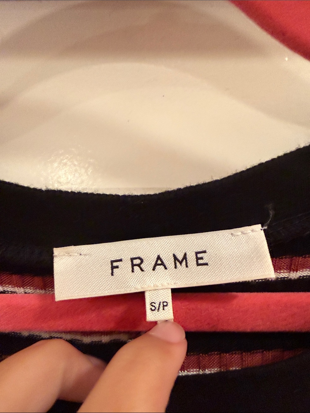 Striped Ribbed Long Sleeve from Frame - Picture 2 of 3